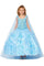 Sleeveless Long Flower Girls Dress - The Dress Outlet