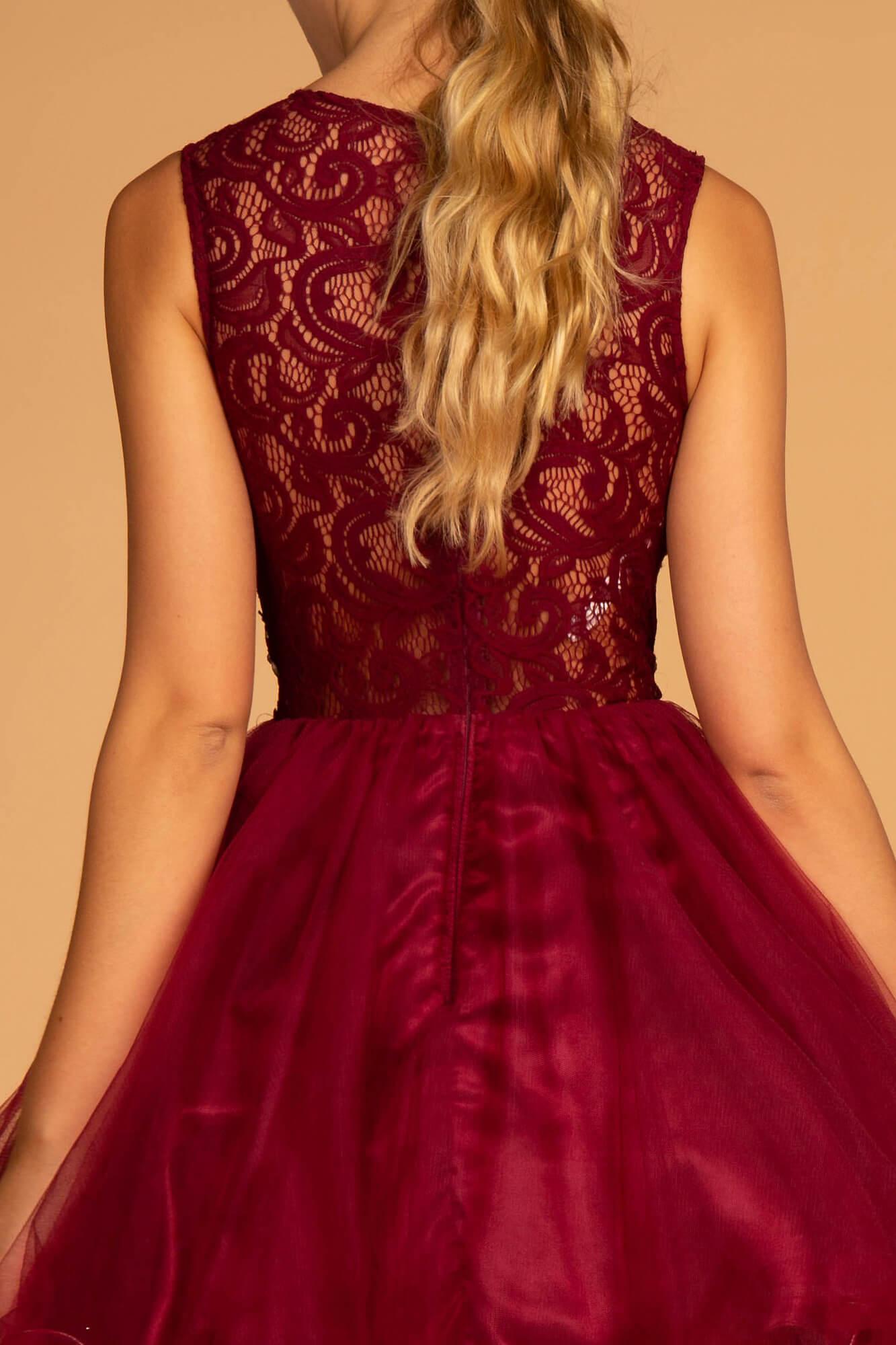 Sleeveless Prom Short Dress Homecoming - The Dress Outlet Elizabeth K
