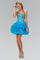 Spaghetti Strap Short Cocktail Dress - The Dress Outlet