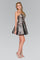 Strapless Sequined Short Prom Dress - The Dress Outlet