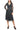 Cocktail Dresses Printed A Line Midi Cocktail Dress Black Multi