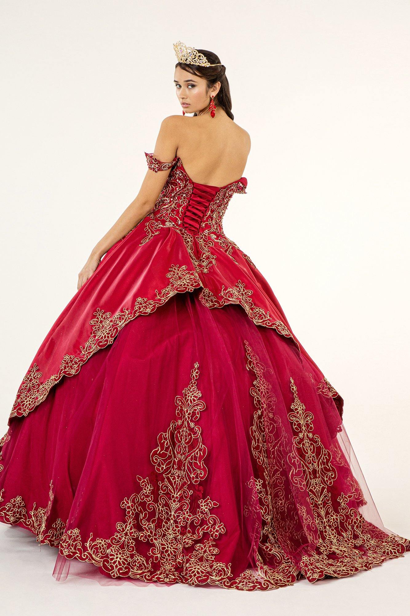 Sweet 16 Long Quinceanera Sleeveless Ball Gown - The Dress Outlet