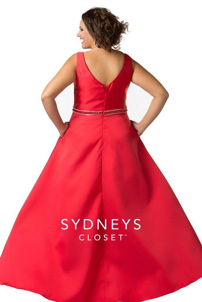 Sydneys Closet Long Evening Gown Prom Dress - The Dress Outlet Sydneys Closet