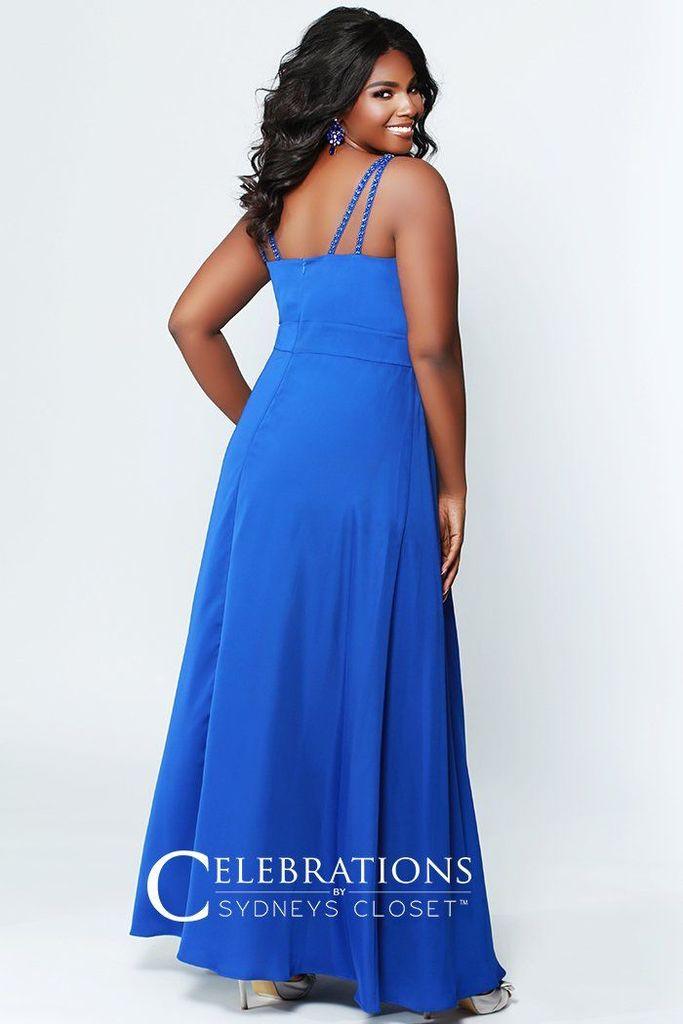 Sydneys Closet Long Sexy Prom Dress Evening Gown - The Dress Outlet Sydneys Closet