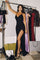 Prom Dresses Formal Long Prom Slit Dress Black