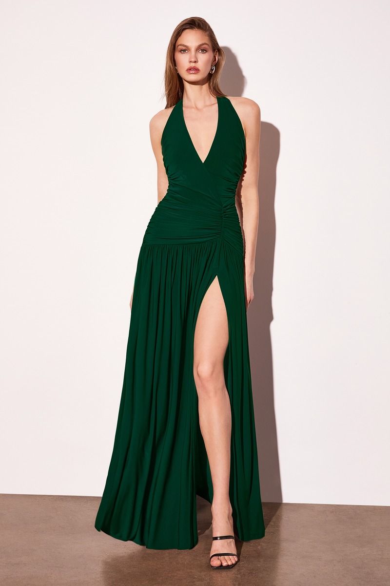 Prom Dresses Formal Long Slit Prom Dress Black