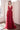 Prom Dresses A Line Long Formal Glitter Print Prom Gown Burgundy