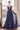 Prom Dresses A Line Long Formal Glitter Print Prom Gown Navy