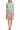 Cocktail Dresses Fitted Floral Print Short Cocktail Dress Mint Coral