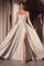 Prom Dresses Prom Long Glitter A Line Formal Gown Platinum