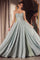 Prom Dresses Prom Long Glitter A Line Formal Gown Sage
