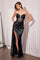 Prom Dresses Long Slit Formal Prom Dress Black