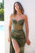 Prom Dresses Long Slit Formal Prom Dress Olive