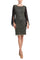 Cocktail Dresses Short Fitted Sequined Lace Cocktail Dress Gold