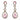 Tear Drop Shaped Clear Diamante Dangle Earrings - The Dress Outlet