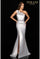 Terani Couture Mikado One Shoulder Bead Detailed Evening Gown 2011E2103 - The Dress Outlet