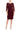 Cocktail Dresses Short Multi Print Cocktail Dress Red